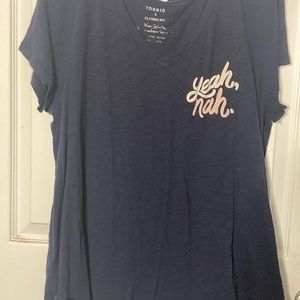 Torrid size 2, classic fit T